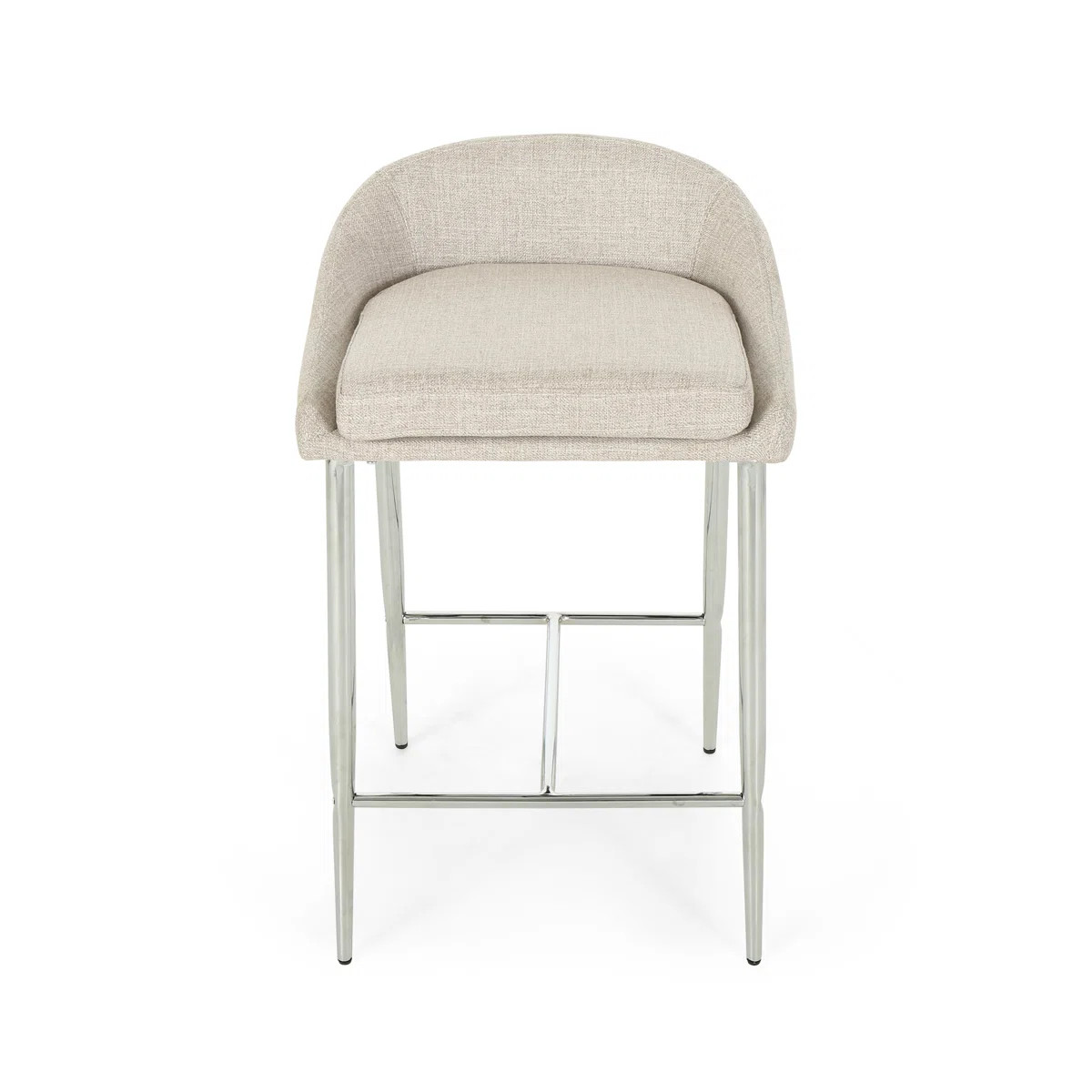 Wilsonville Upholstered Counter Stool with Metal Frame (Set of 2) | Wayfair North America