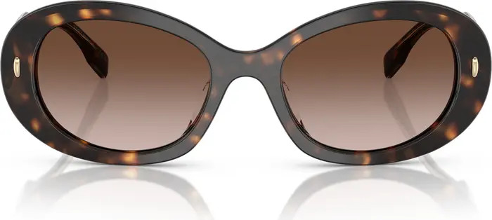 53mm Gradient Oval Sunglasses | Nordstrom