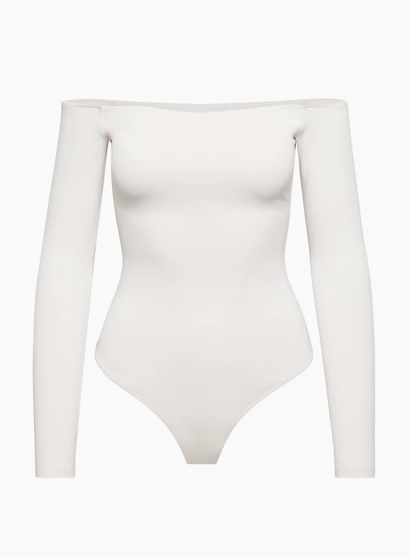 CONTOUR OFF-SHOULDER LONGSLEEVE BODYSUIT | Aritzia
