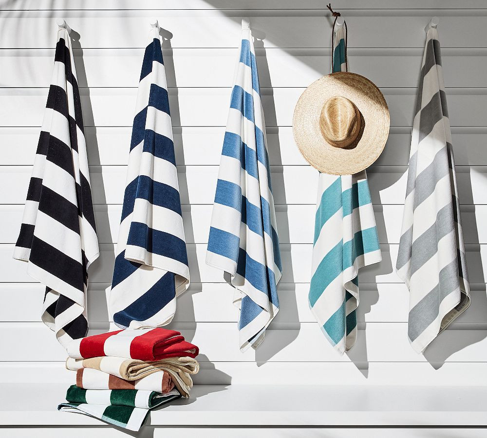 Classic Awning Striped Towel | Pottery Barn (US)