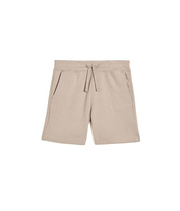 abercrombie kids Sunfaded Fleece Shorts (Big Kids) Boy's Shorts Dusty Rose: 9-10 Big Kid One Size | Zappos.com