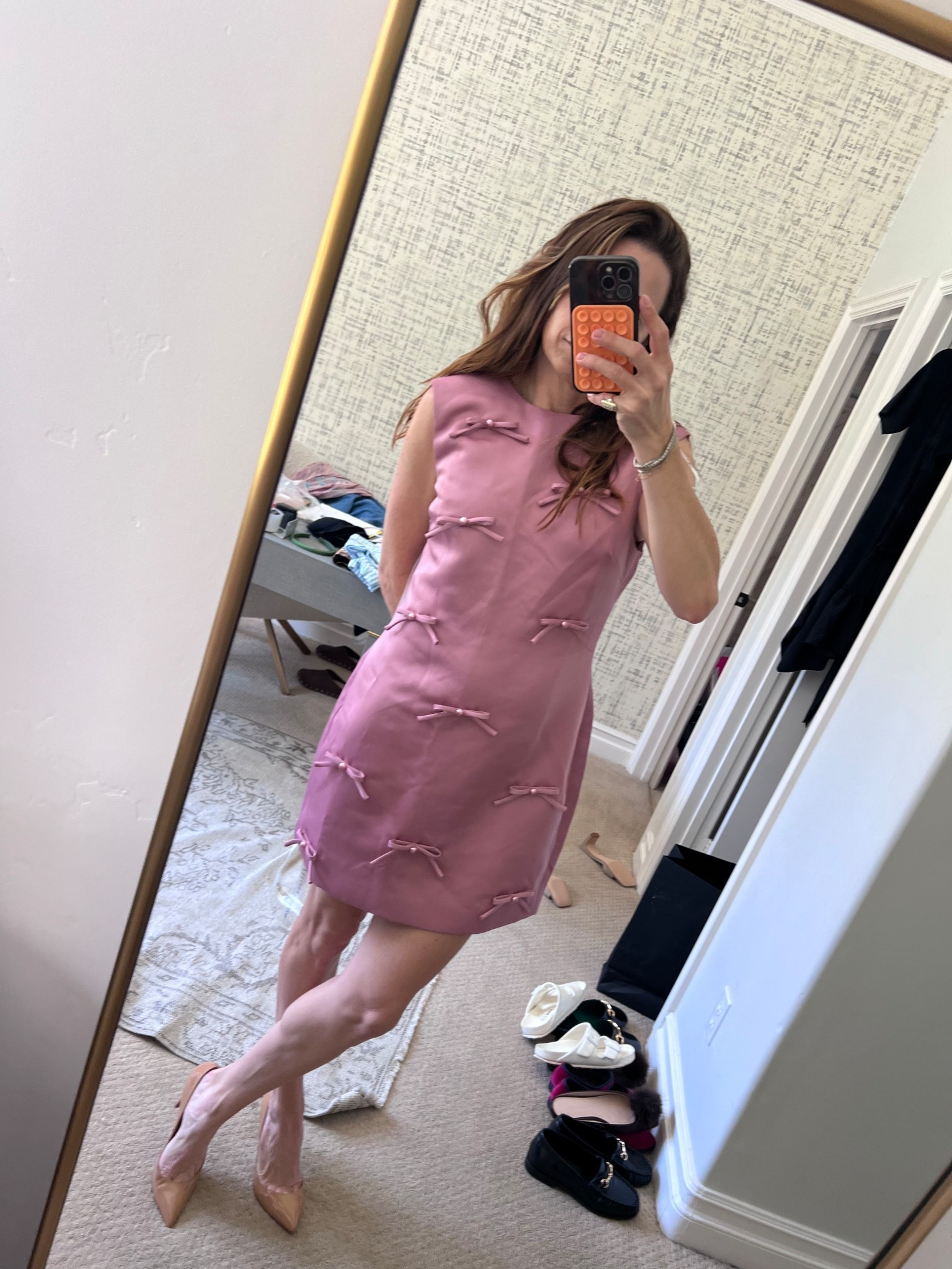 Carolyn Bessette style, Jackie O style, girlie style, quiet luxury, wedding guest dress, bridal shower, girlie dress, bow dress @Revolve 

#LTKWedding #LTKspringtrends #LTKSpringSale