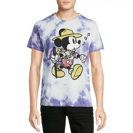 Disney Mickey Mouse Men s & Big Men s Tie Dye Graphic Print T-Shirt | Walmart (US)