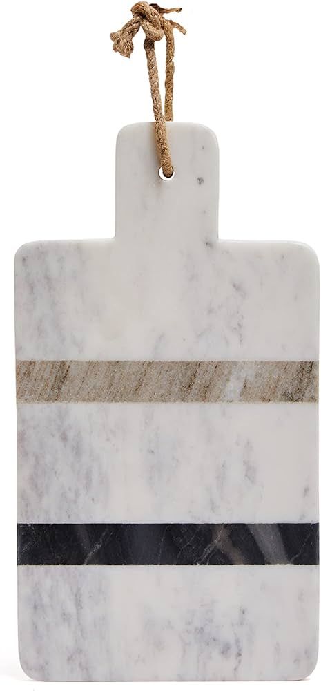 Lexi Home Genuine Marble Charcuterie Board, Kitchen, Serving Tray for Cheese, Pastry, Bread, Frui... | Amazon (US)