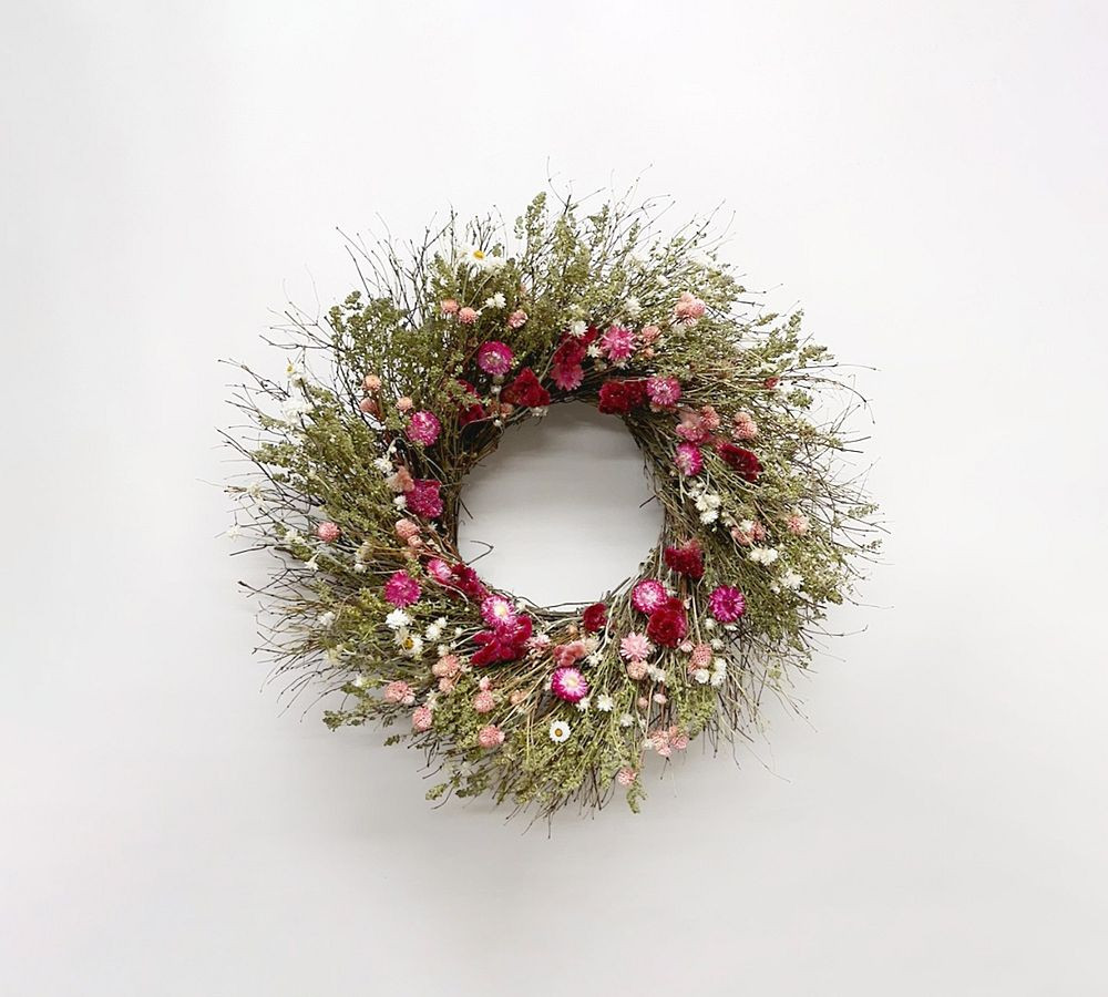 Dried Cupid's Dream Wreaths | Pottery Barn (US)