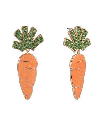 Carrot Drop Earrings | Macy's