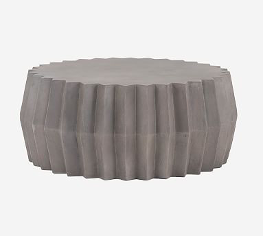 Verity Concrete Round Coffee Table | Pottery Barn (US)