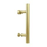 National Hardware N700-102 Interior Sliding Barn Door Hardware Madison Pull, 12-Inches, Easy to Install, Brushed Gold | Amazon (US)
