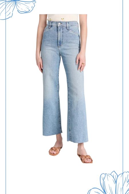 The perfect wide leg Jean - denim, wide leg denim, high rise denim, shopbop, mother denim, Madewell, agolde jeans 

#LTKBacktoSchool #LTKstyletip #LTKSeasonal