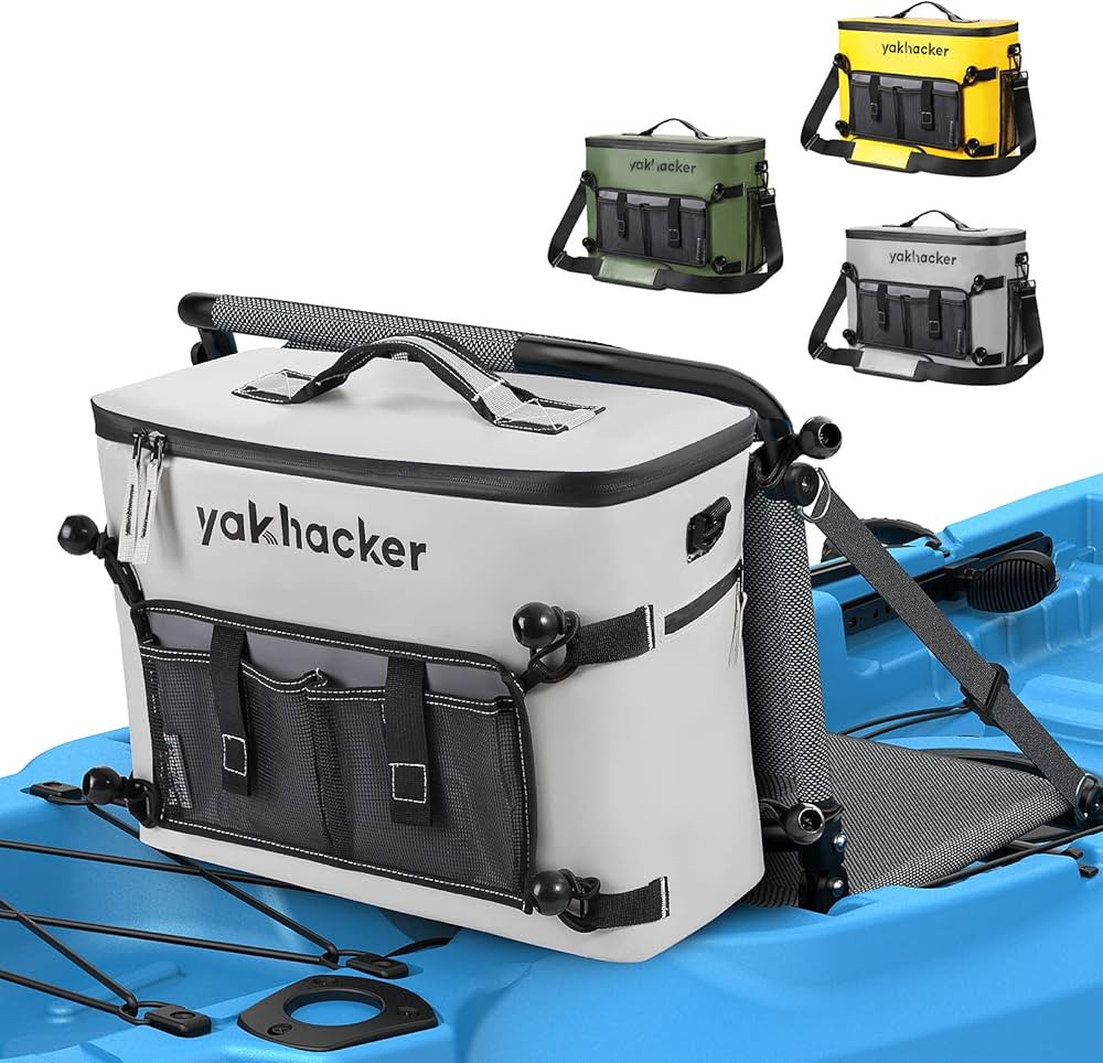 Kayak Cooler, Waterproof Seat Back Cooler for Kayaks with Lawn-Chair Style Seats, Kayak Accessori... | Amazon (US)