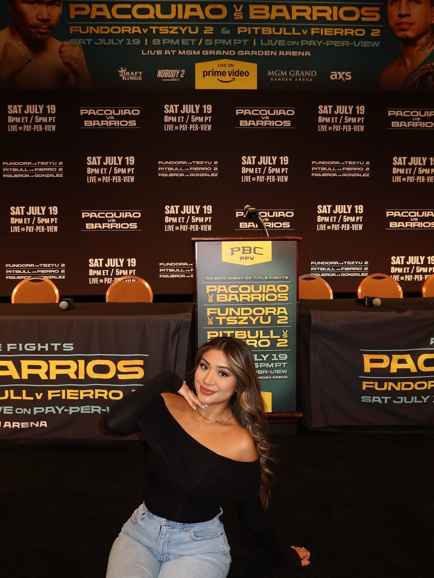 In my soft era… but I’ll pause for a knockout moment 🥊🤍

#PacquiaoBarrios #FundoraTszyu and #PitbullFierro #PremierBoxing #FightWeekend 

🎟️ axs.com