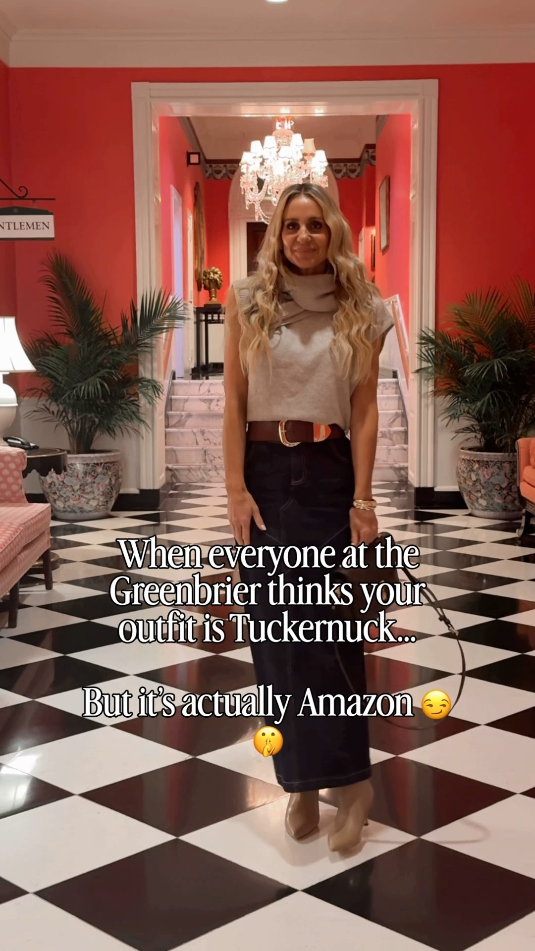 The top is from Nordstrom but under $100. I have linked similar the rest is from Amazon! Wearing size small/4TTS.

#LTKFindsUnder100 #LTKFindsUnder50 #LTKSeasonal