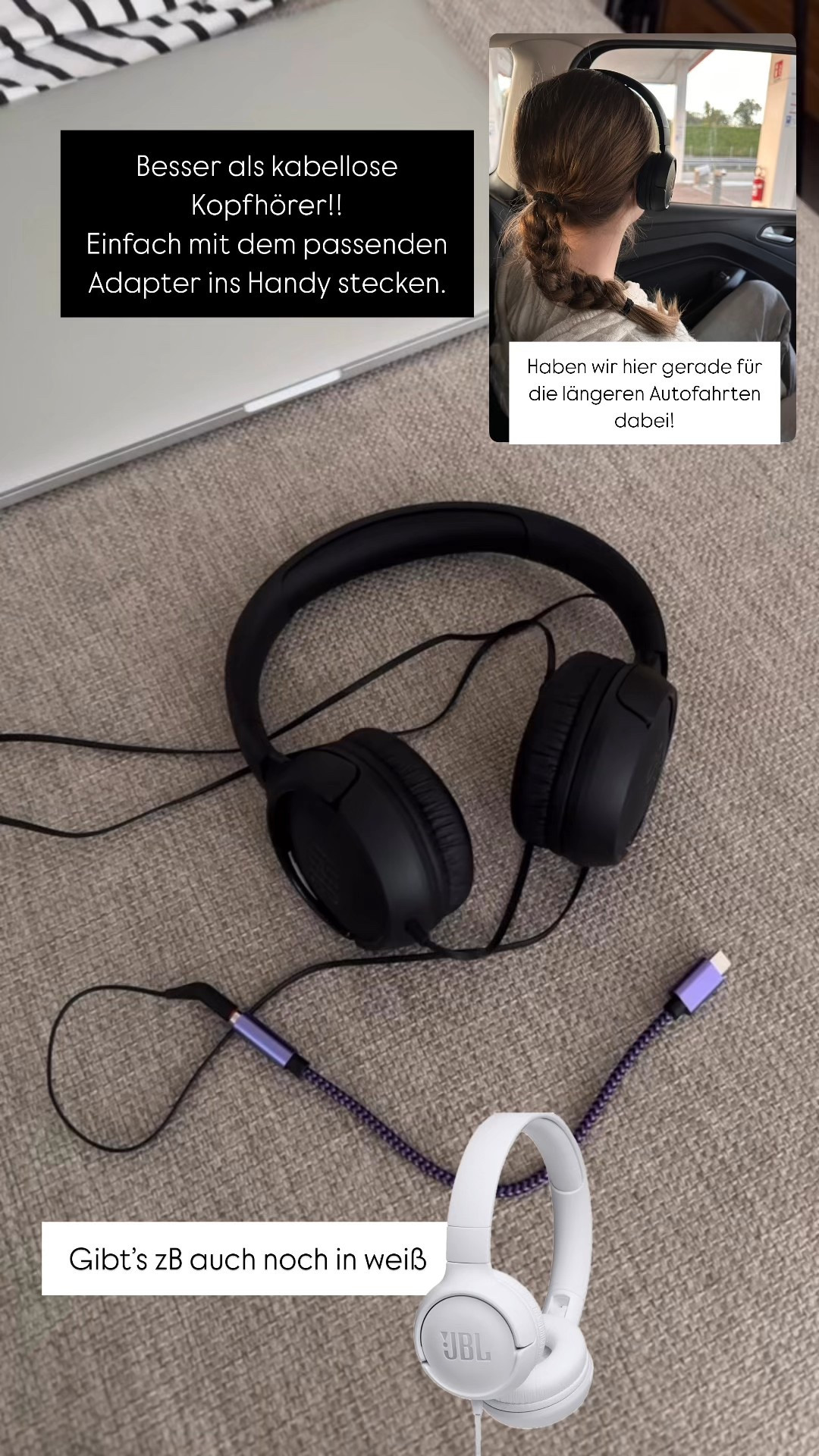 Kopfhörer MIT Kabel! So viel gesünder 🙏🏻
#ltkxamazon

#LTKxAmazon #LTKdeutschland #LTKtravel