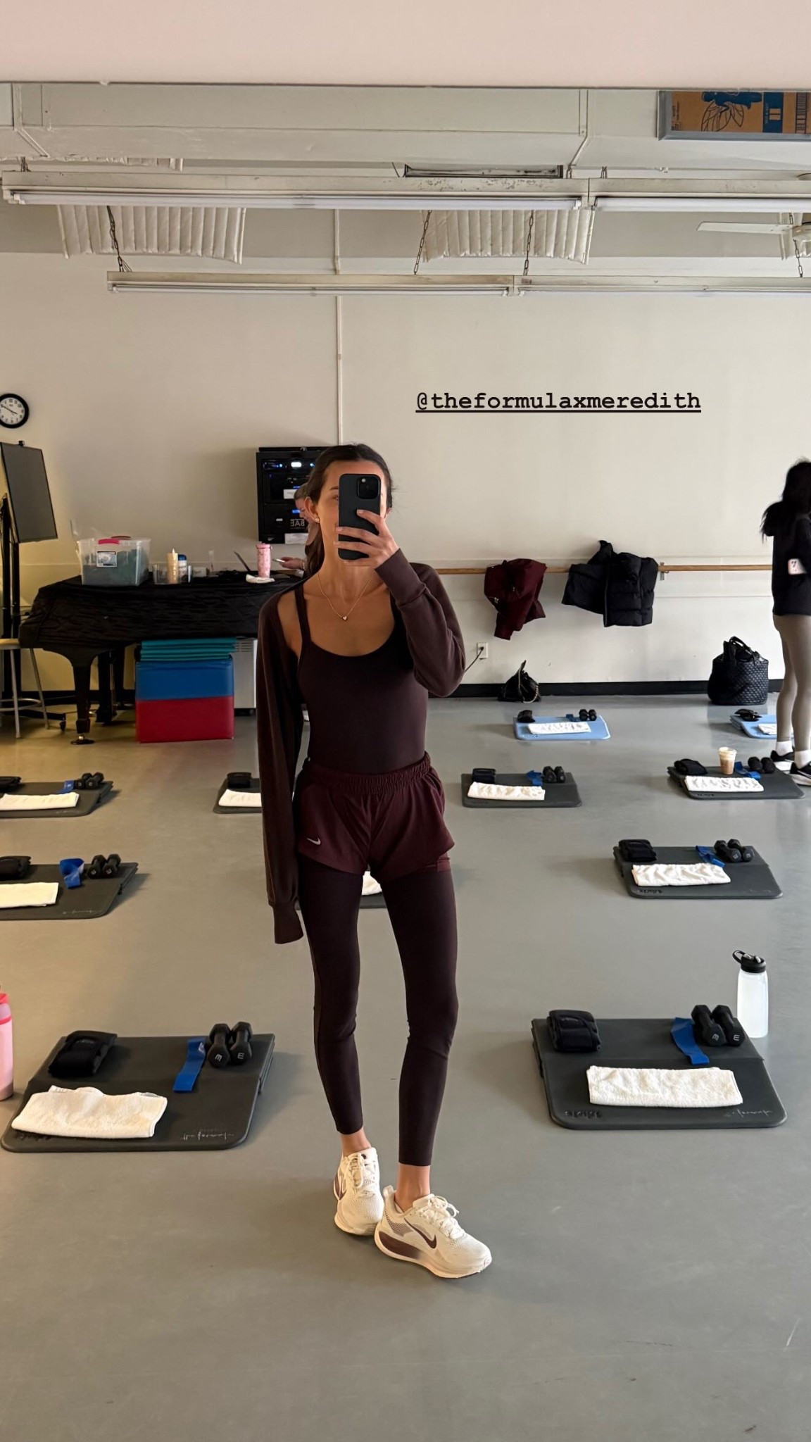 Brown workout OOTD 🤎 

 