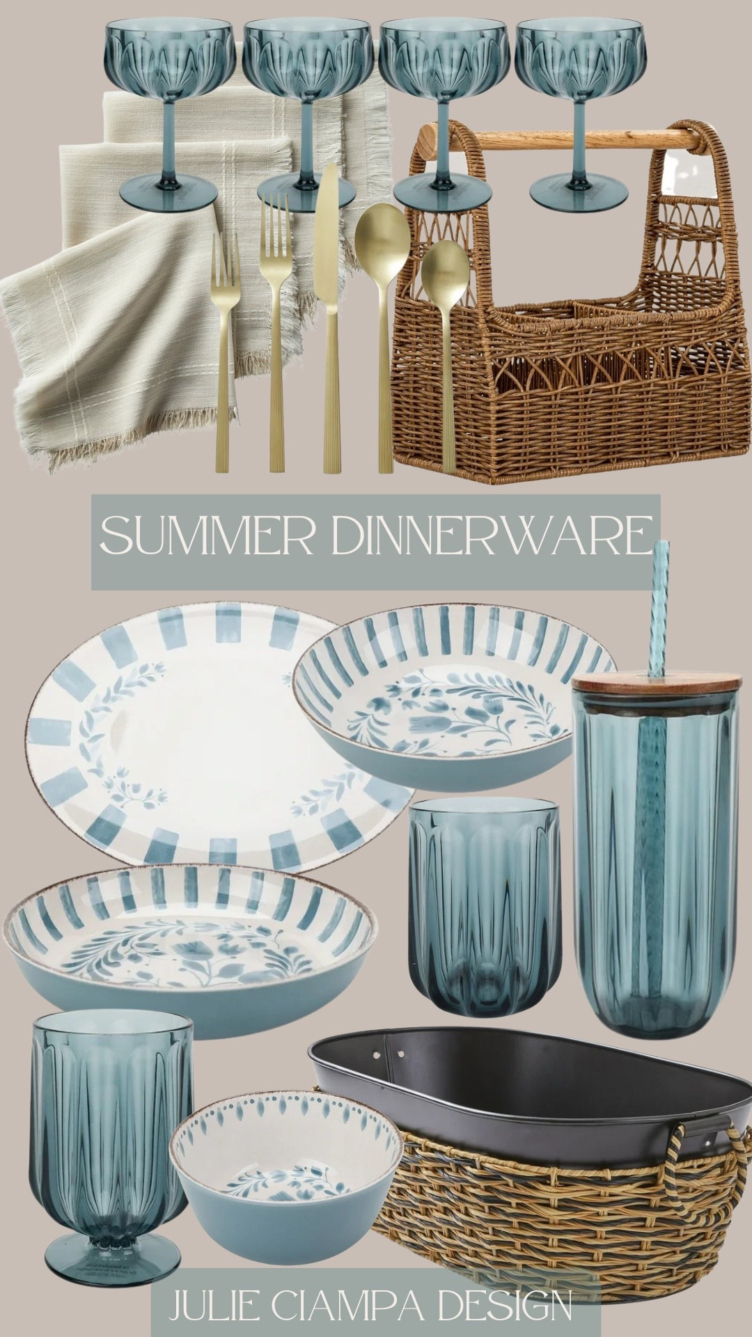 The perfect dinnerware for summer hosting! 

#LTKSeasonal #LTKHome #LTKParties