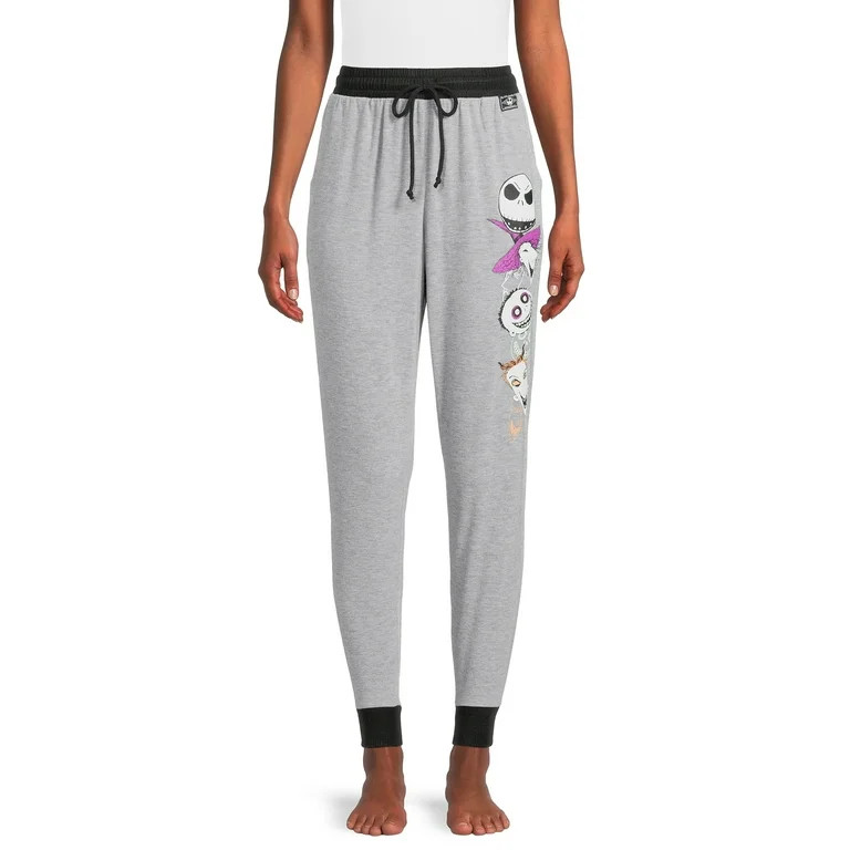 Disney's Nightmare Before Christmas Women's and Women's Plus Size Graphic Jogger Pants | Walmart (US)