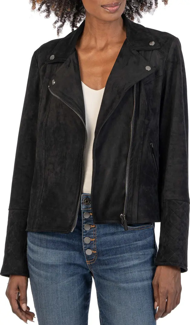 Emma Faux Suede Moto Jacket | Nordstrom