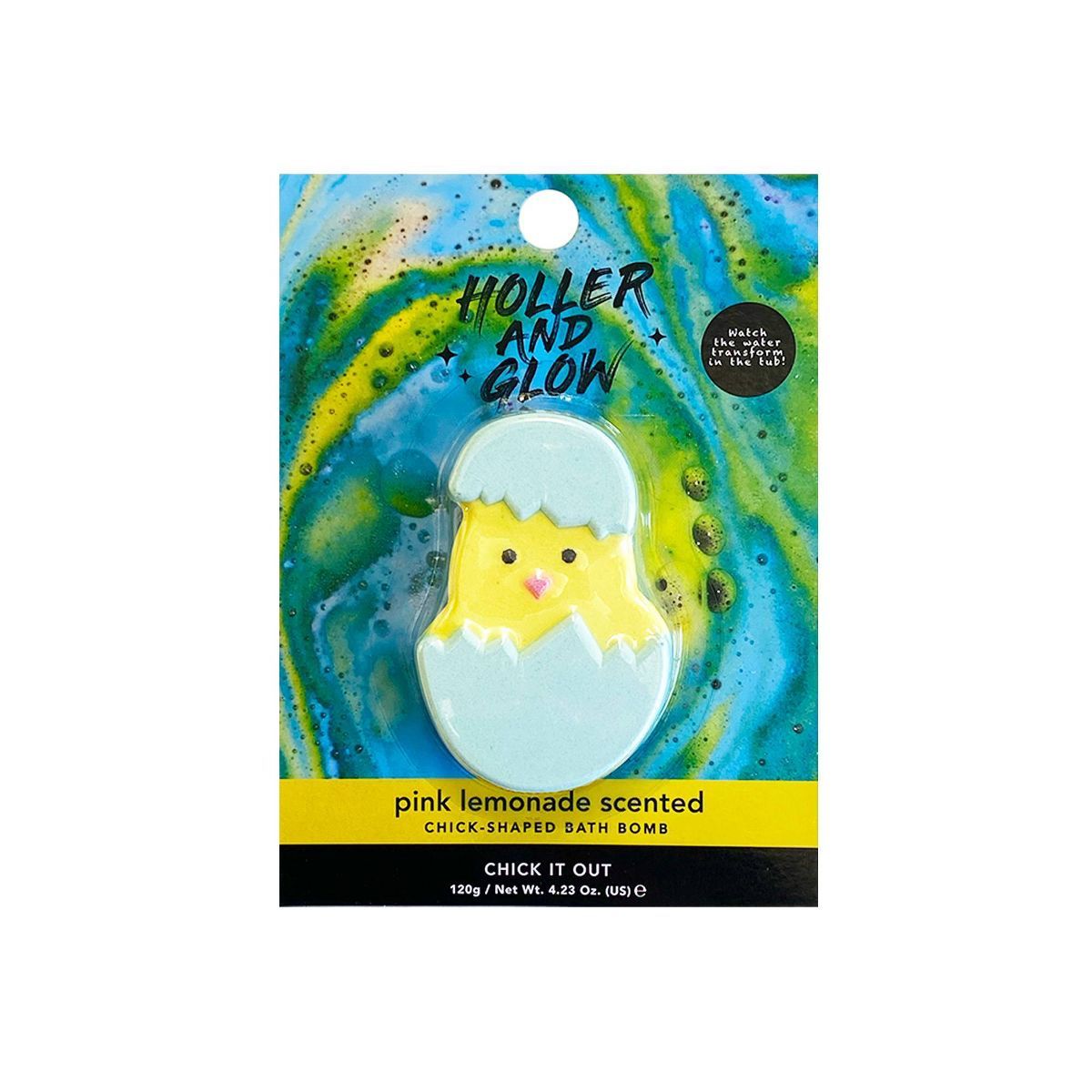 Holler and Glow Chick 'Chick It Out' Bath Bomb - 4.23oz | Target