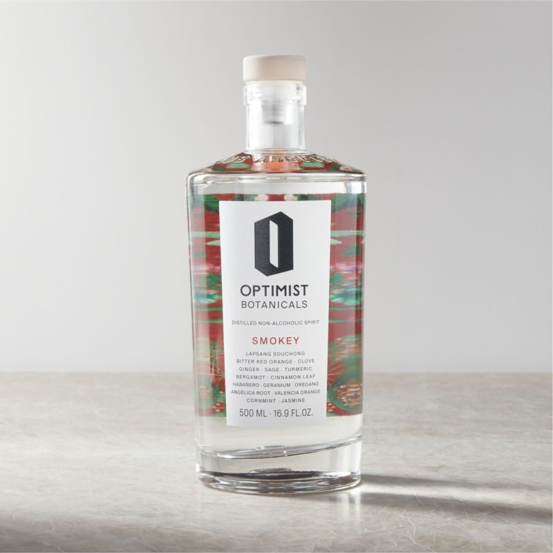Optimist Botanicals Smokey Alcohol-Free Spirit 16.9 oz | CB2 | CB2