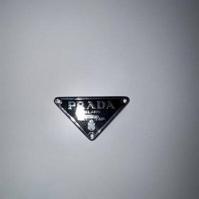 Prada Women Charm Black Triangle Limited Edition VHTF Popular Products Collectio | eBay US