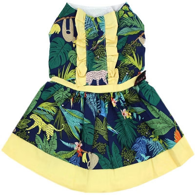 Parisian Pet 'Amazonia Dress' for Dogs and Cats, Tropical Jungle Print - Saint Patrick's Day  S | Target