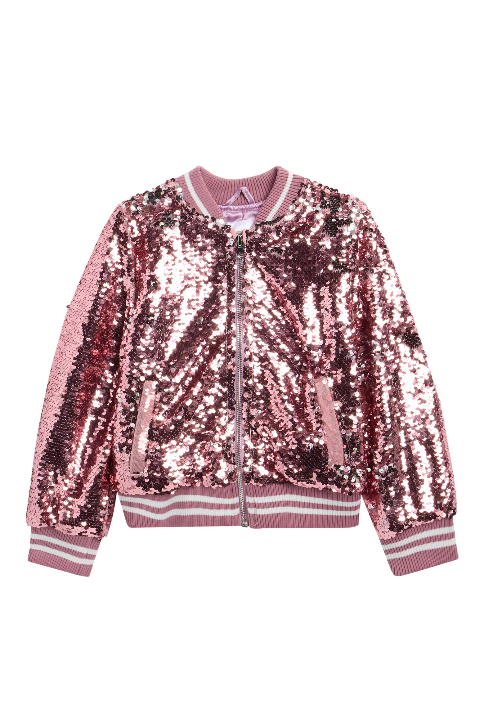 Kids' Sequin Embellished Bomber Jacket (Women) | Nordstrom | Nordstrom