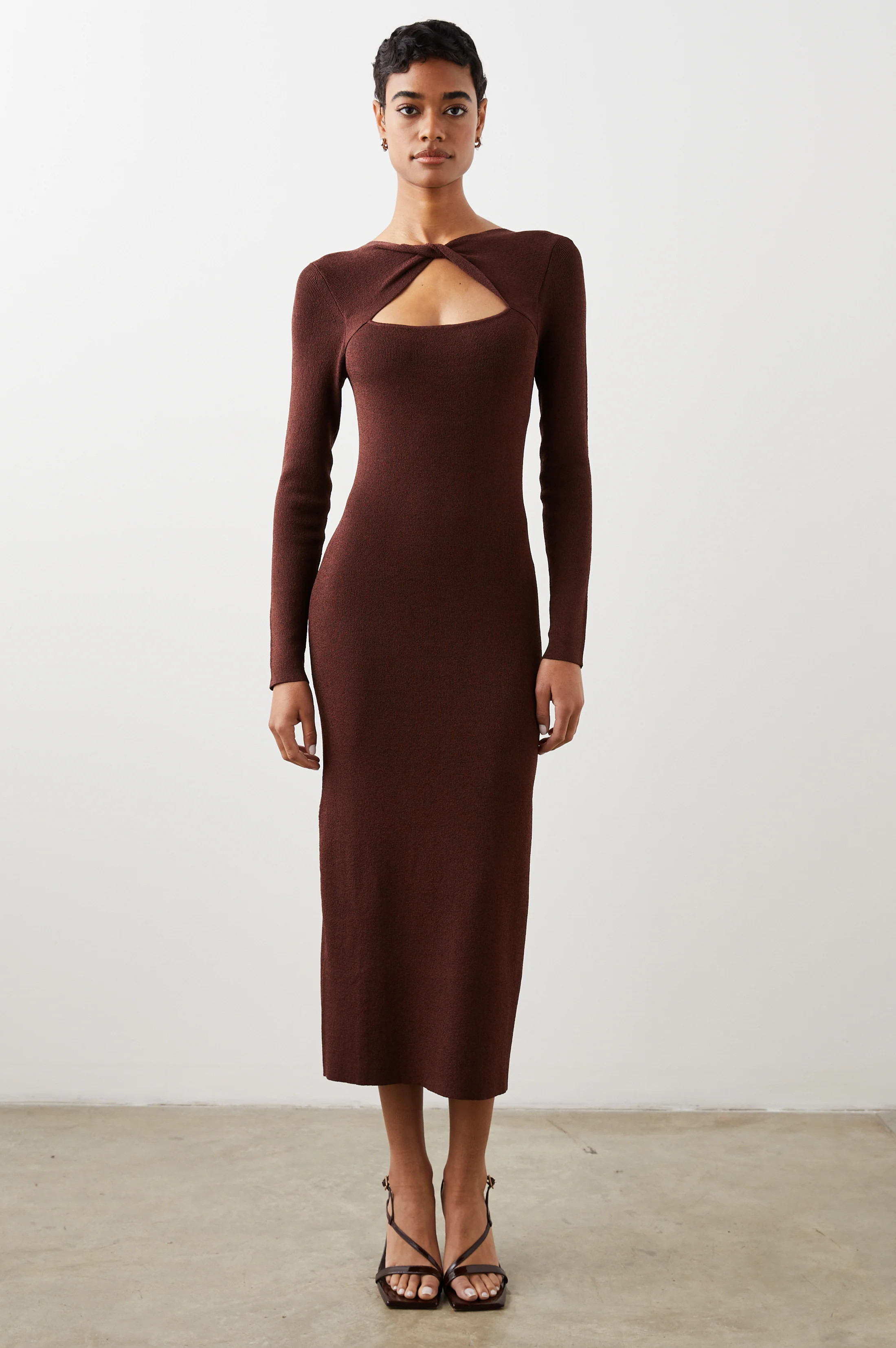 NEVE DRESS - BURGUNDY LUREX | Rails