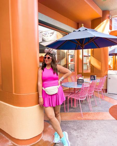 Disney outfit — athletic look - mom style - active wear - pink Disney 

#LTKMidsize #LTKOver40 #LTKTravel