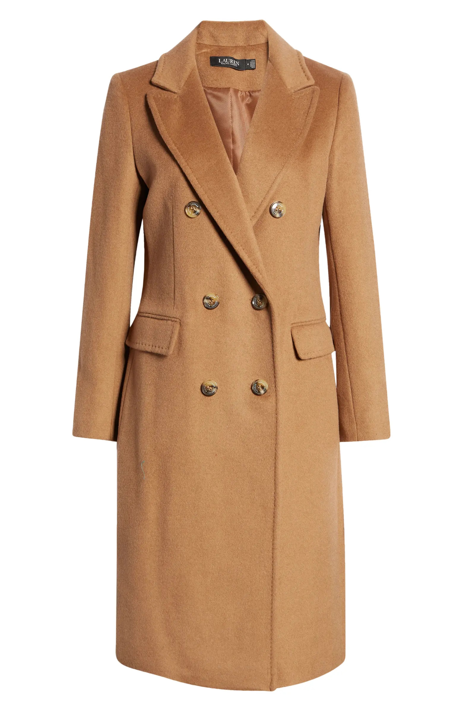Double Breasted Wool Blend Coat | Nordstrom