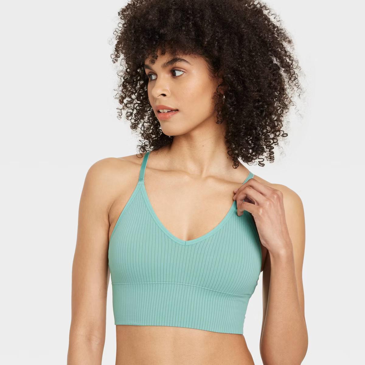 Women's Ribbed Seamless Longline Bralette - Auden™ | Target