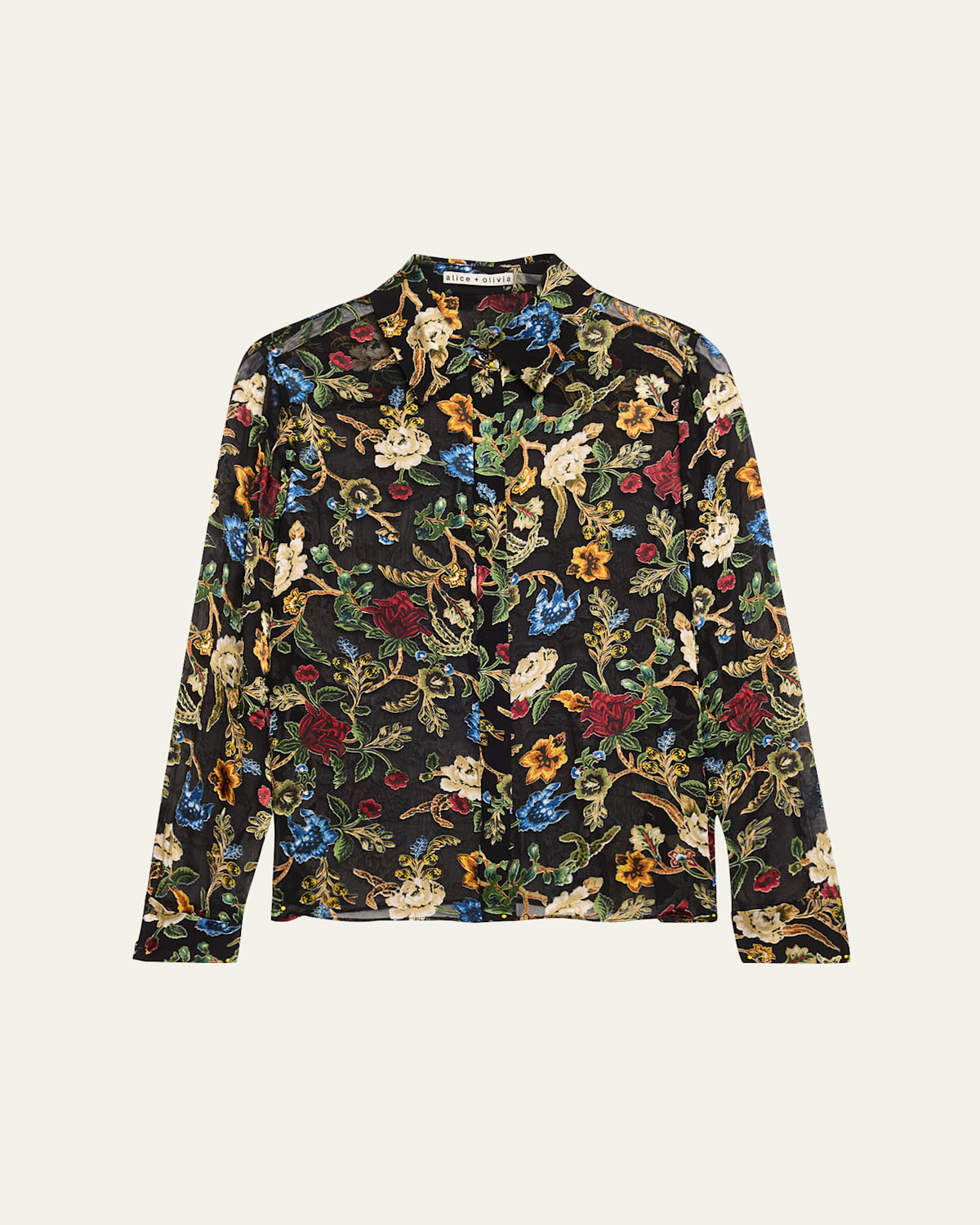 Tapestry Trails Willa Placket Top | Bergdorf Goodman