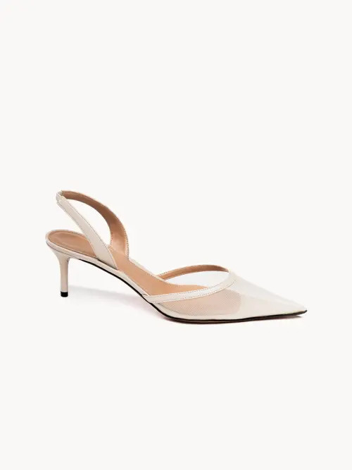 Britt Netta Esme Slingback 60 in Ecru at Nordstrom, Size 38.5 | Nordstrom