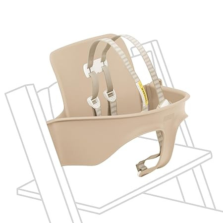 Tripp Trapp Baby Set from Stokke, Natural - Convert The Tripp Trapp Chair into High Chair - Remov... | Amazon (US)
