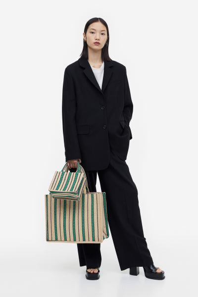 Jute-blend Mini Shopper | H&M (US + CA)