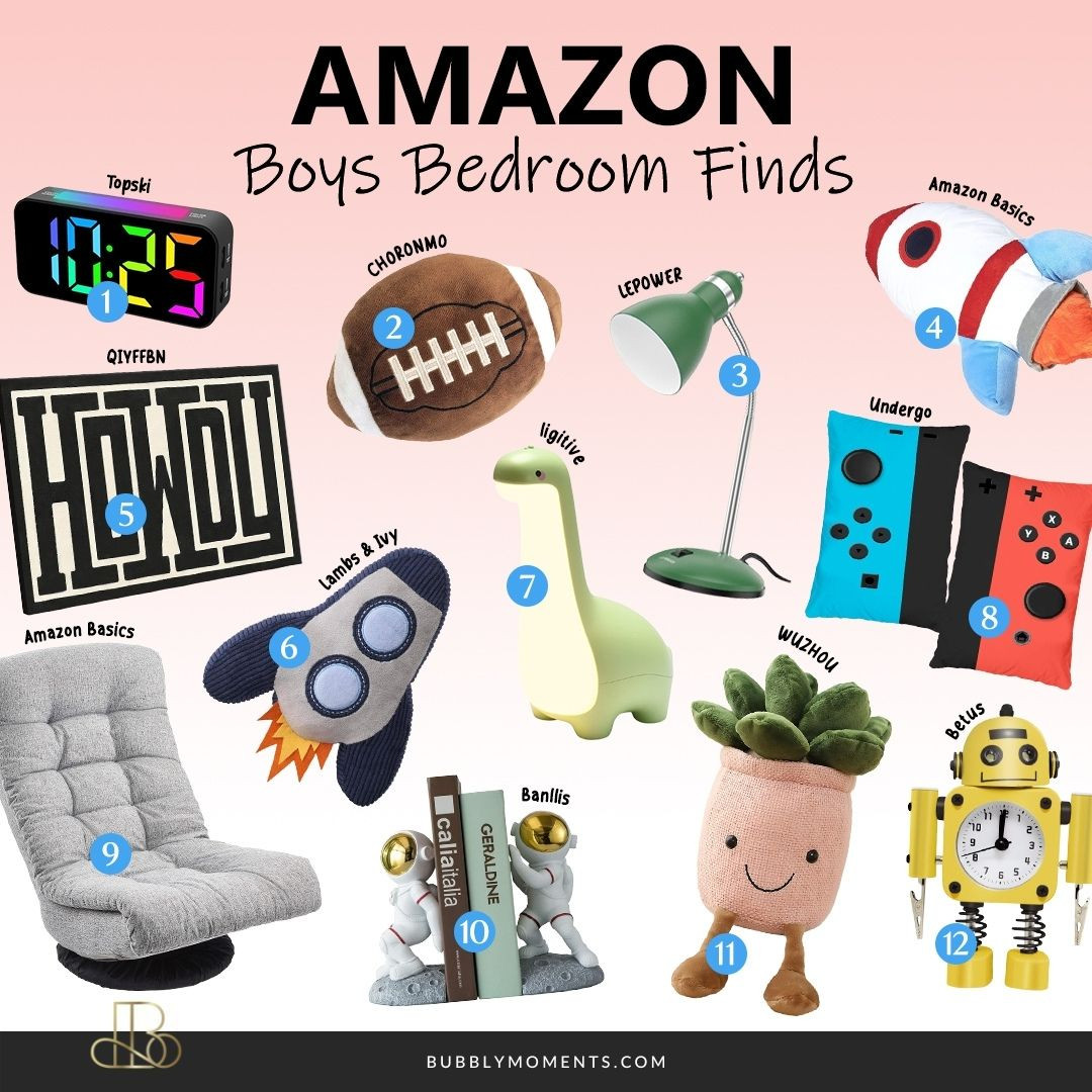 Boys’ room ideas made easy 🧢🚀 I’m sharing boys room finds from Amazon that you can shop on the LTK.
 These finds are fun, practical, and perfect for creating a space your child will love. From decor and storage to everyday room essentials, everything is easy to mix and match for a clean, organized, and playful boys’ room.
Whether you’re refreshing a bedroom or setting up a new space, these pieces make decorating simple and stress-free. Tap to shop, save your favorites, and get inspired to create a boys’ room that feels both fun and functional. Follow along on LTK for more kids room finds and home inspiration ✨
#LTKFinds #LTKHome #LTKKids #BoysRoom #KidsRoomDecor #BoysBedroom #AmazonFinds #KidsRoomIdeas #RoomInspo #HomeDecor #OrganizedHome 

 