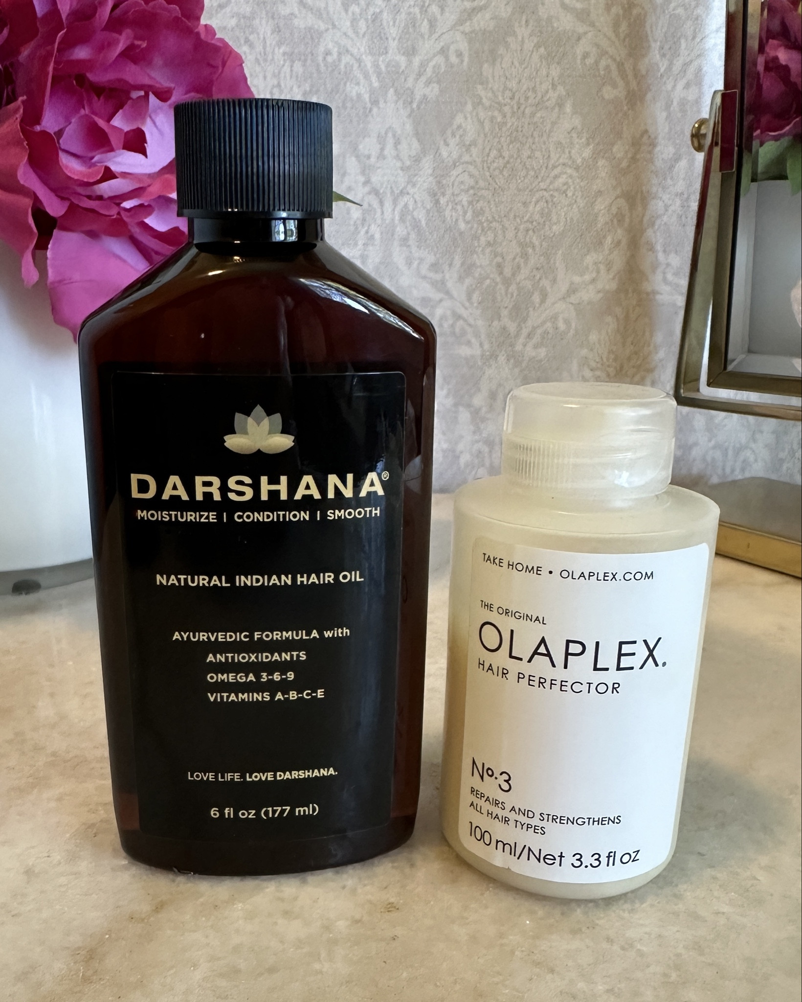 #ad
I recently finished a favorite product, and it prompted me to post my thoughts on hair masks.
Not all hair masks are for everyone. They have different benefits and help with different problems. I have friends complain all the time that they didn't like product X because it didn't solve problem Y. When it was meant to fix problem X.  The mix up I mostly hear is from people who expected the classic Olaplex treatment to help their dry hair.  Olaplex helps restore broken chemical bonds in damaged hair. It's amazing if you've treated your hair with chemicals or lots of heat.
If you want to hydrate your hair, you need a hydrating hair mask. My favorite (and the empty shown here) is the Darshana Hair Oil treatment. It smells like oranges, it's super hydrating (my hair is SO SOFT), but you also cannot overdo it. I slather this on, go to bed and wash it out the next day. My hair isn't greasy or heavy feeling, it's just soft!
I'm sharing some of my favorite hair masks here, but if you want to hydrate, my favorite is the @Darshana!
#founditonamazon 

#LTKfindsunder50 #LTKstyletip #LTKbeauty