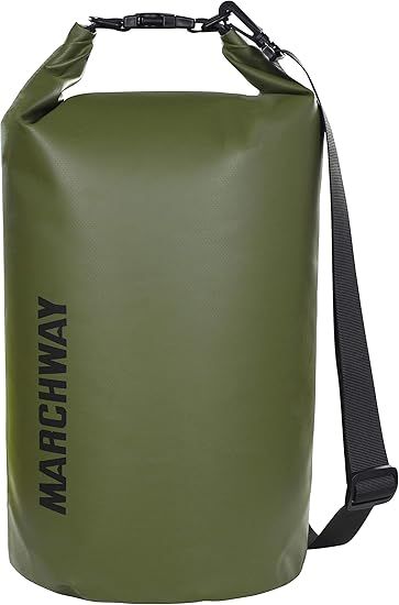 MARCHWAY Floating Waterproof Dry Bag 5L/10L/20L/30L/40L, Roll Top Sack Keeps Gear Dry for Kayakin... | Amazon (US)