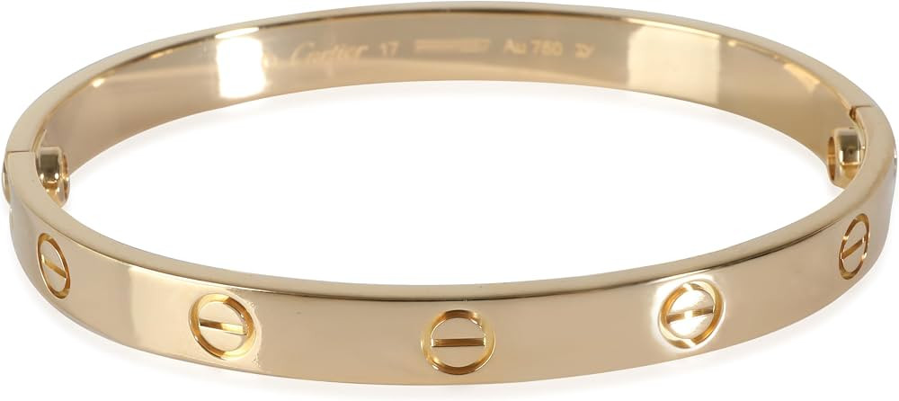 Amazon.com: Cartier, Pre-Loved, Love Bracelet, Yellow Gold, 17 cm : Luxury Stores | Amazon (US)