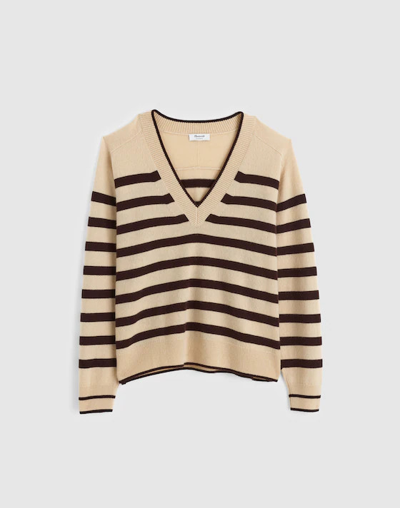 Cashmere V-Neck Sweater | Madewell | Madewell
