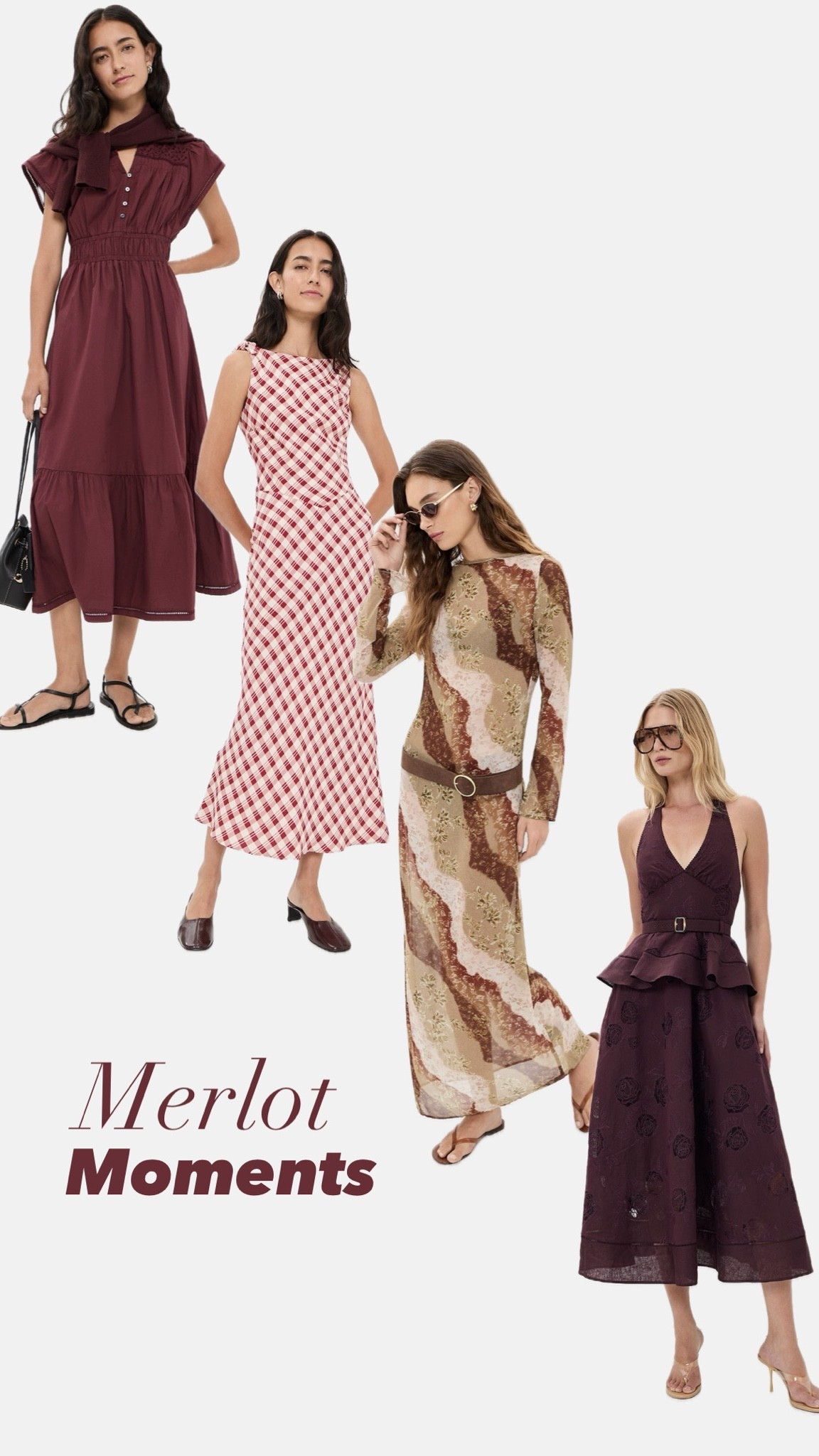 Merlot is having its moment - these dresses don't miss — daily edit cover from Found by Em