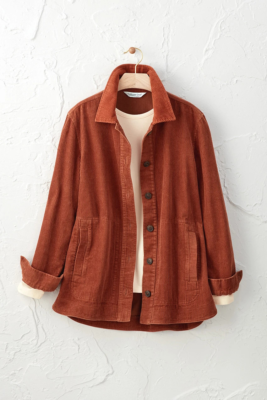 Braeburn Corduroy Shirt Jacket | Coldwater Creek