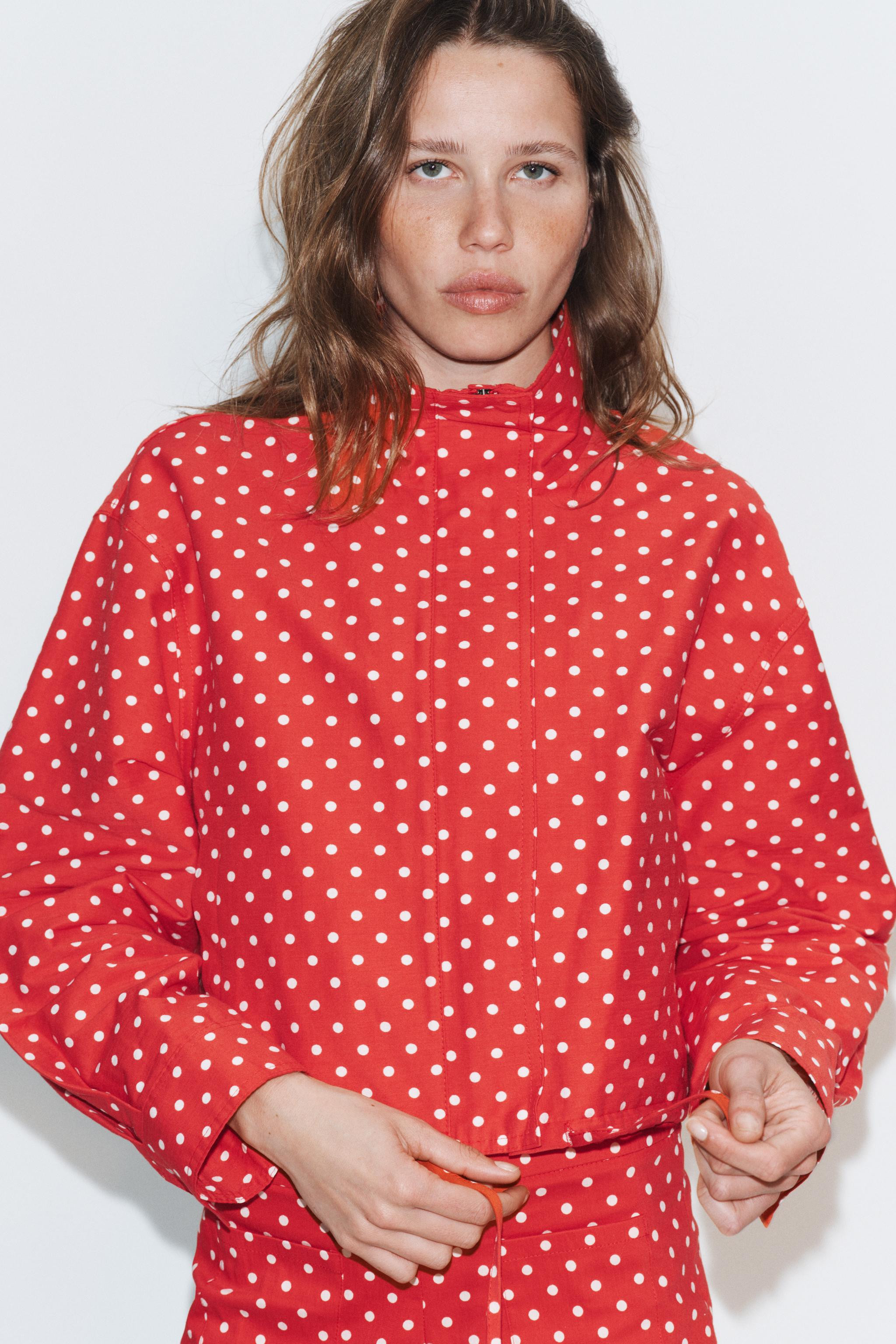 POLKA DOT PUFFER JACKET | Zara US