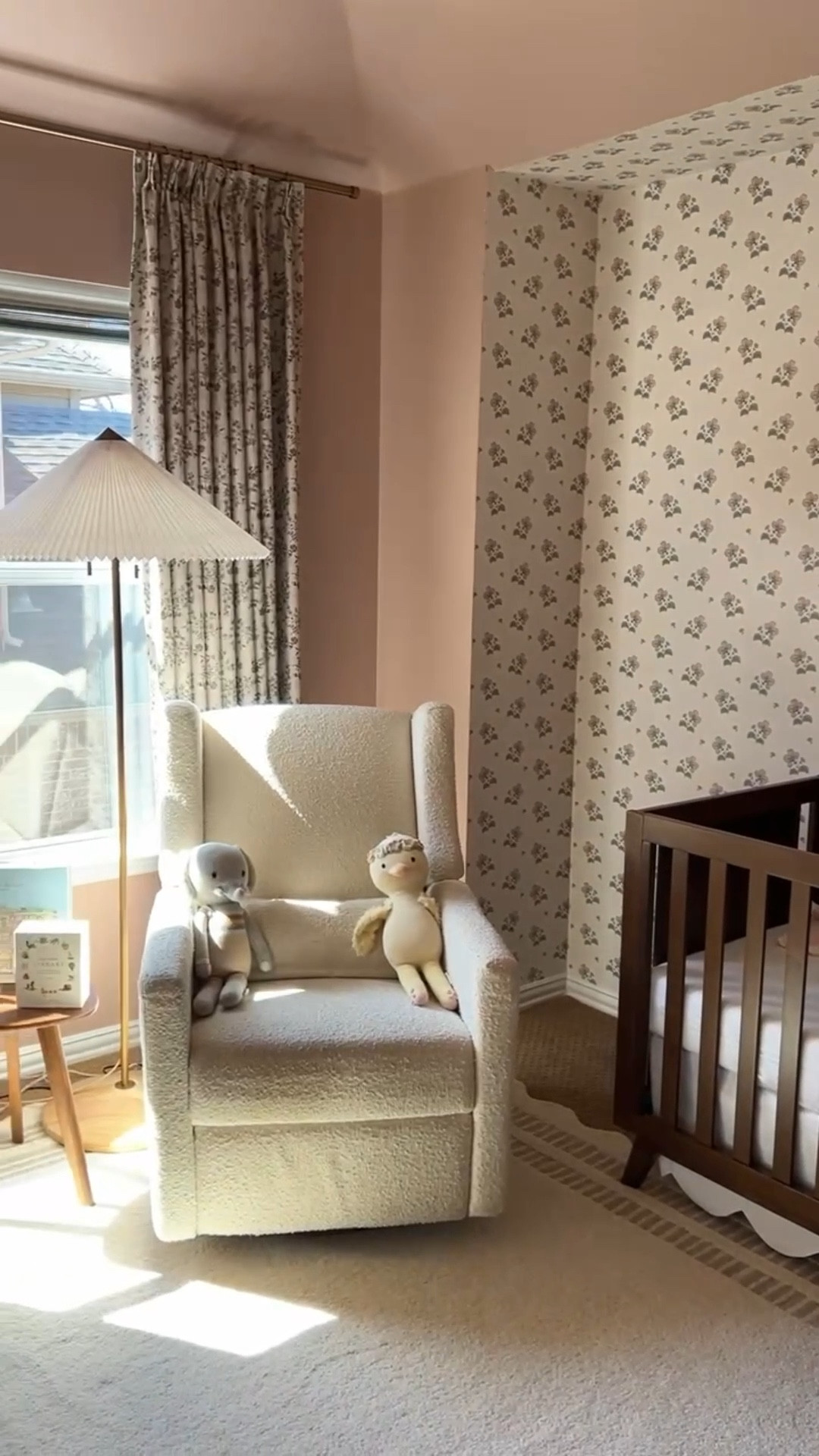 Official nursery reveal 🤍🎀

Baby girl nursery, nursery design, nursery inspo, home decor, floral wall paper, glider, crib, changing table, dresser 

#LTKBaby #LTKHome