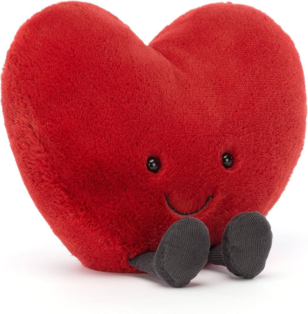 Jellycat Amuseable Red Heart Stuffed Plush | Valentine's Day Gifts for Kids, Boys, Girls, Teens, ... | Amazon (US)