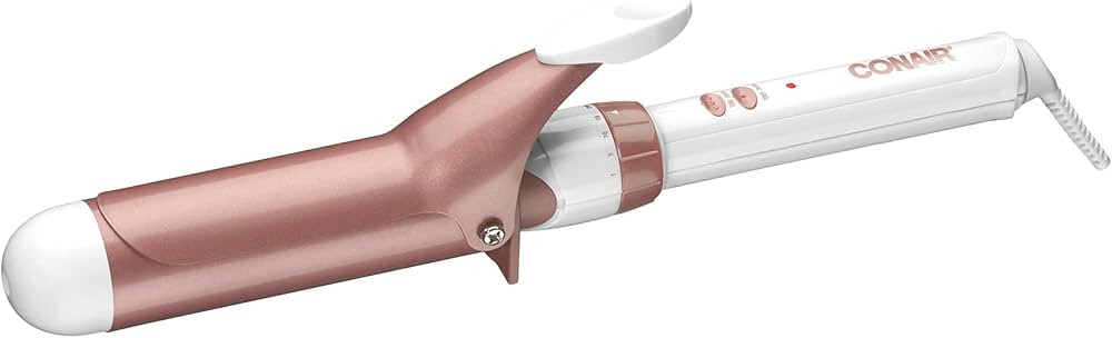 Conair Double Ceramic 1 1/2-Inch Curling Iron, 1 ½ inch barrel produces soft waves – for use o... | Amazon (US)