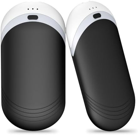 Hand Warmers Rechargeable [Equipped with Heat-conducting Silicone][Double-Sided Heating] [Shockpr... | Amazon (US)
