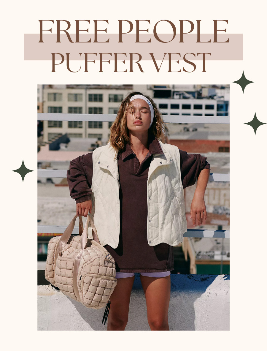 Free People Quinn Quilted Puffer Vest 

 #LTKGiftGuide #LTKSeasonal #LTKActive