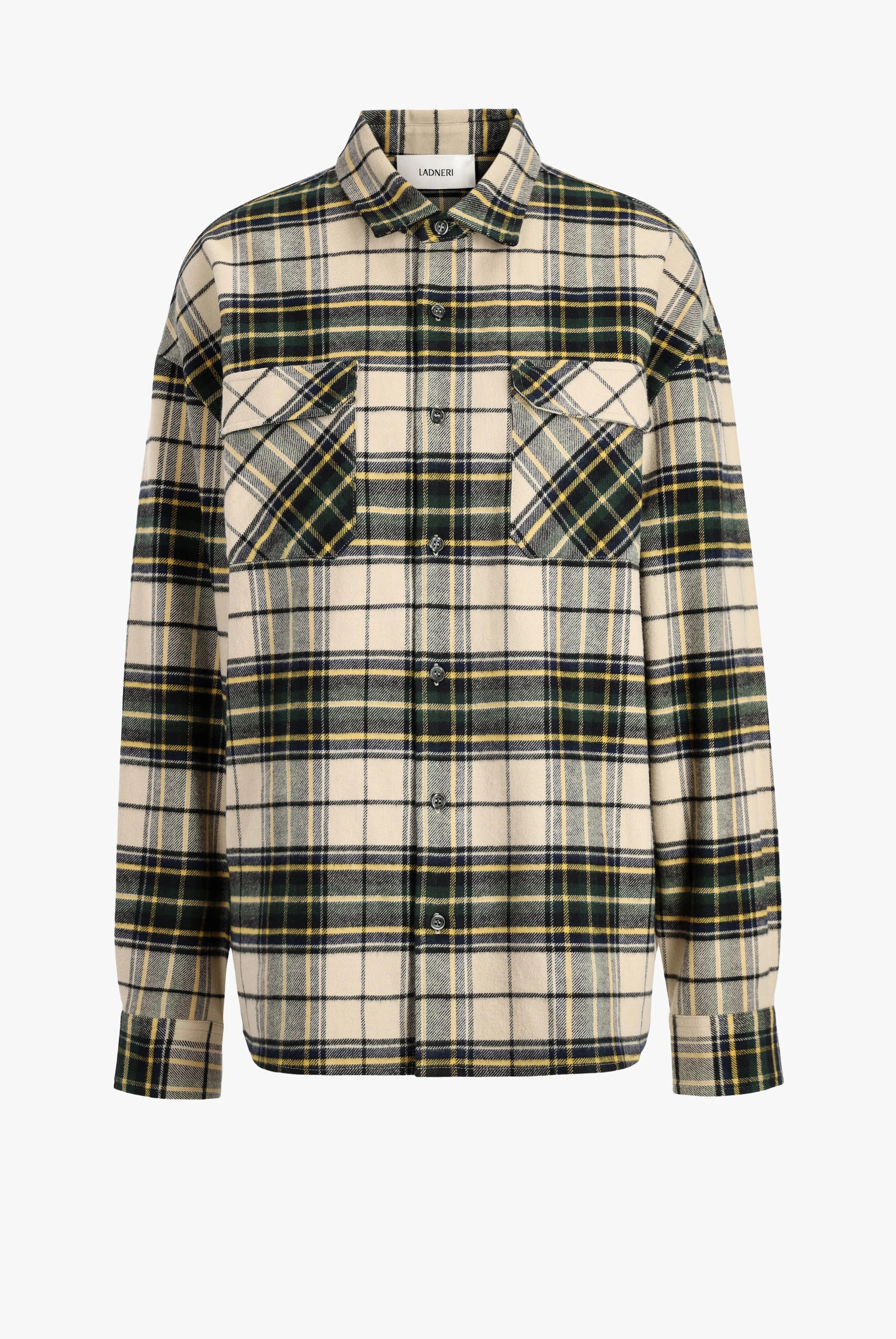 Bluse Nolan in Creme/Grün | ANITA HASS