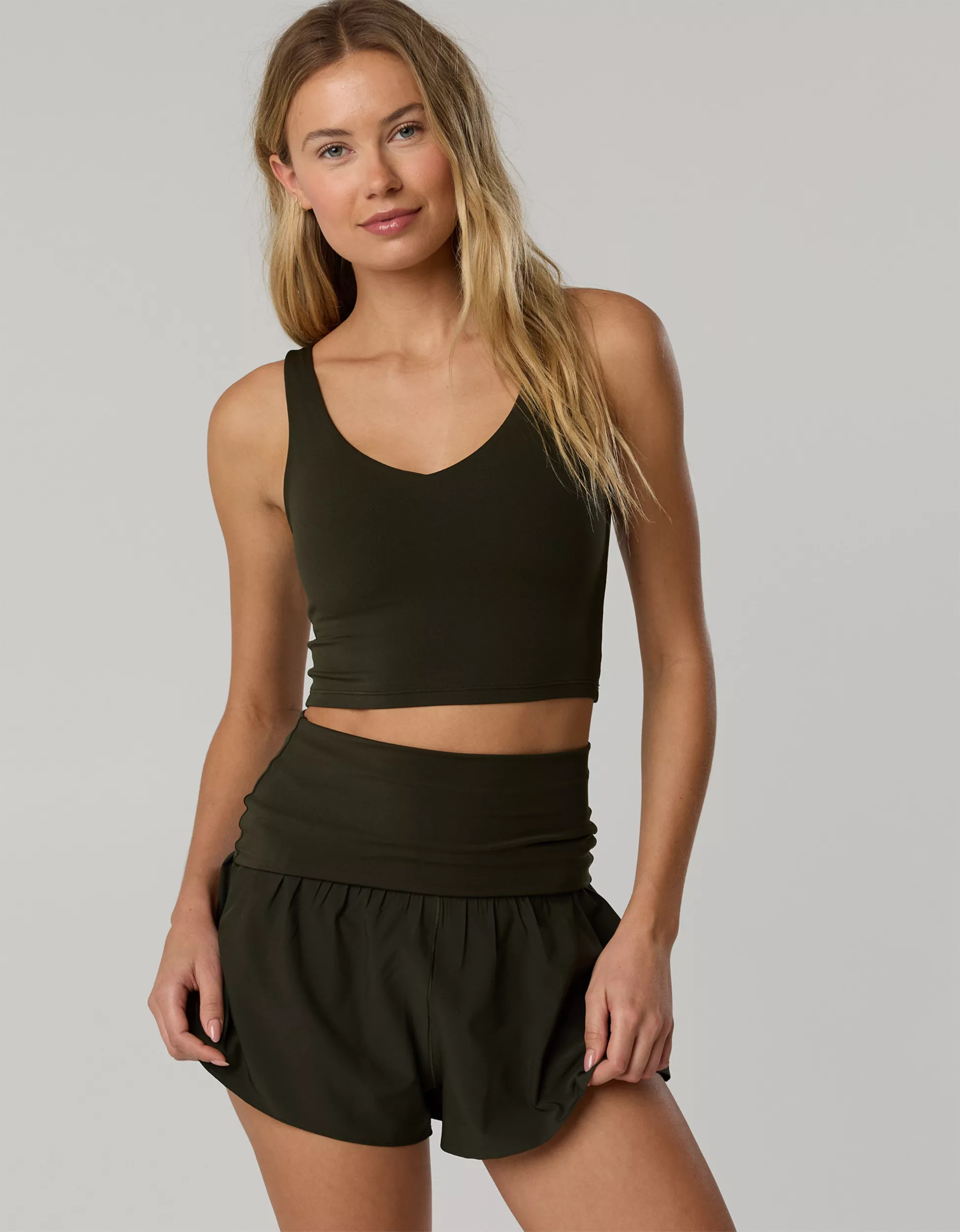OFFLINE By Aerie Real Me Low Key Longline Sports Bra | American Eagle Outfitters (US & CA)