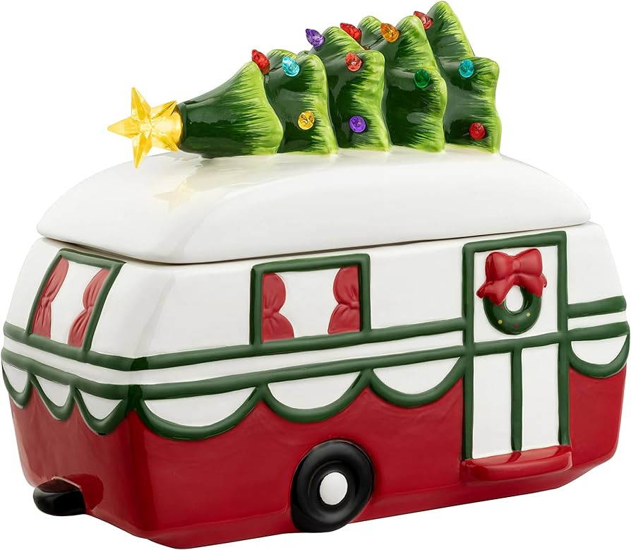 Mr. Christmas Camper Cookie Jar | Amazon (US)